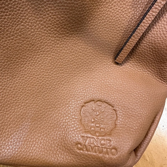 Vince Camuto Corin Tan Leather Hobo Bag - Picture 4 of 9